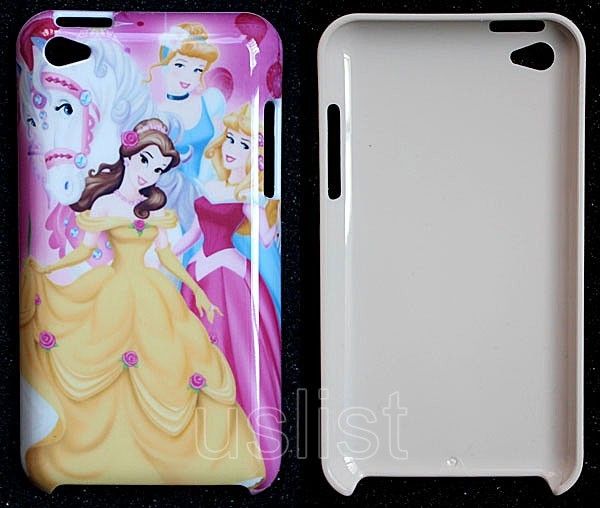 pink disney princess party hard back case cover for iPod Touch 4 4th 