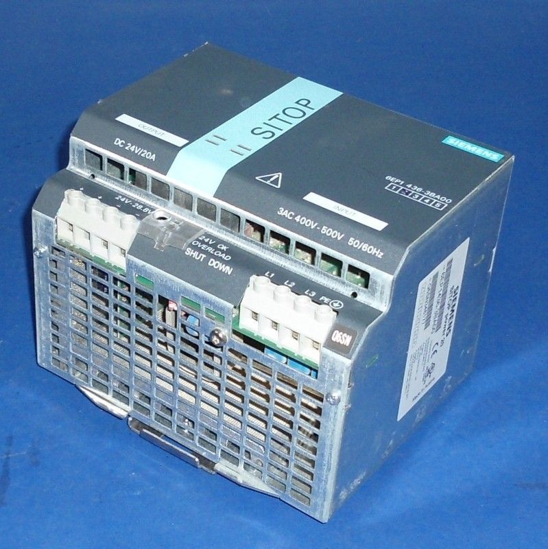 SIEMENS SITOP POWER 20 24V DC POWER SUPPLY 6EP1436 3BA00 2  