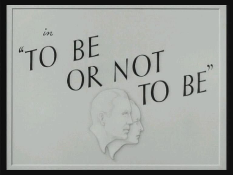 To Be Or Not To Be (DVD 1942) Carole Lombard Jack Benny Ernst Lubitsch 