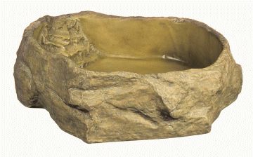 EXO TERRA REPTILE WATER DISH X LARGE STONE DROWN SAFE  