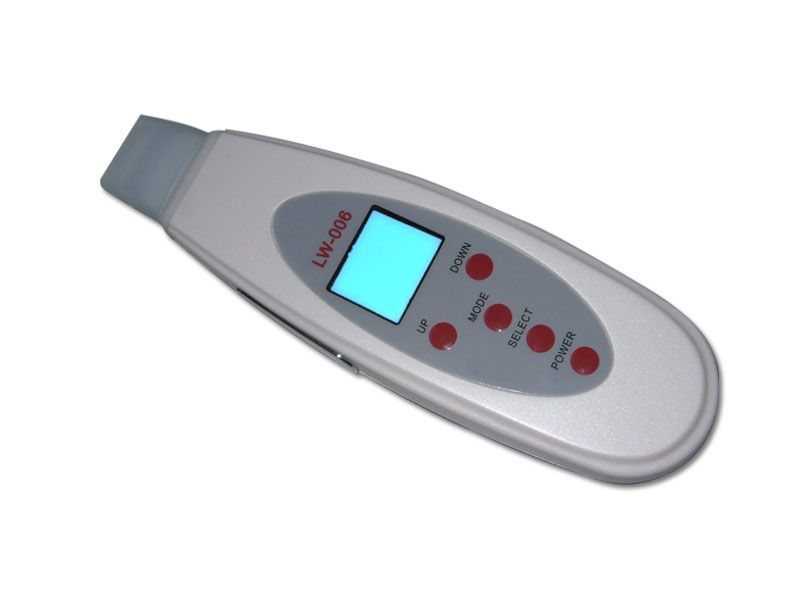 Portable Digital Facial LCD Ultrasound Skin Scrubber  