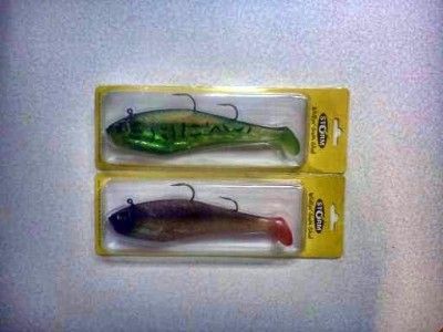 Storm Wildeye Swim Shads Giant Muskie Musky Swim Baits 9 Soft Lures 