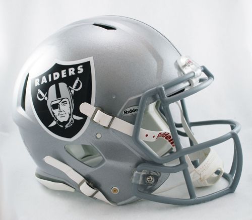 ALL NEW NFL OAKLAND RAIDERS SPEED FOOTBALL HELMET  