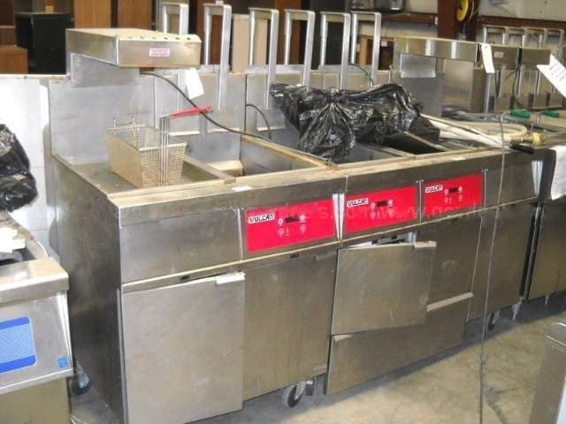 Gas commercial fryer Vulcan 5GRD45F gas fryer  