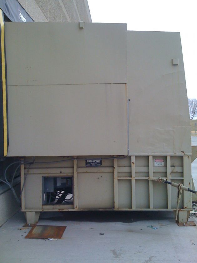 Marathon Ramjet 225HD trash compactor with enclosure  