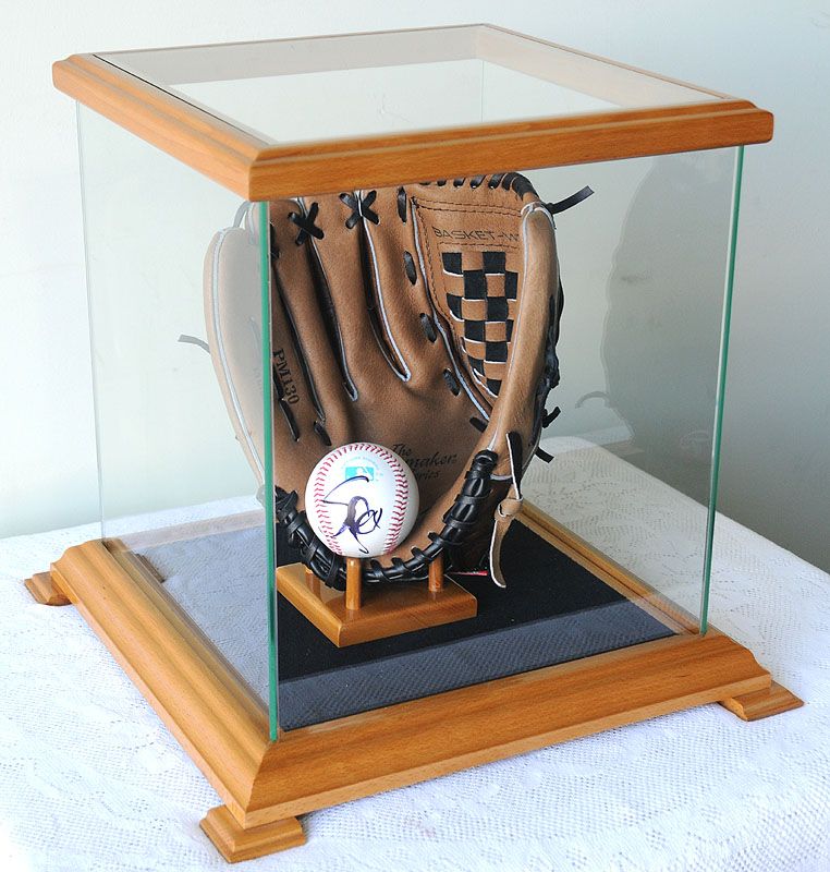 Glass Display Case for Basketball Football Soccer Ball  