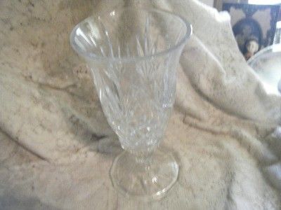 Vintage Crystal Glass~Pineapple~Hurricane Lantern/Candle Holder~2 