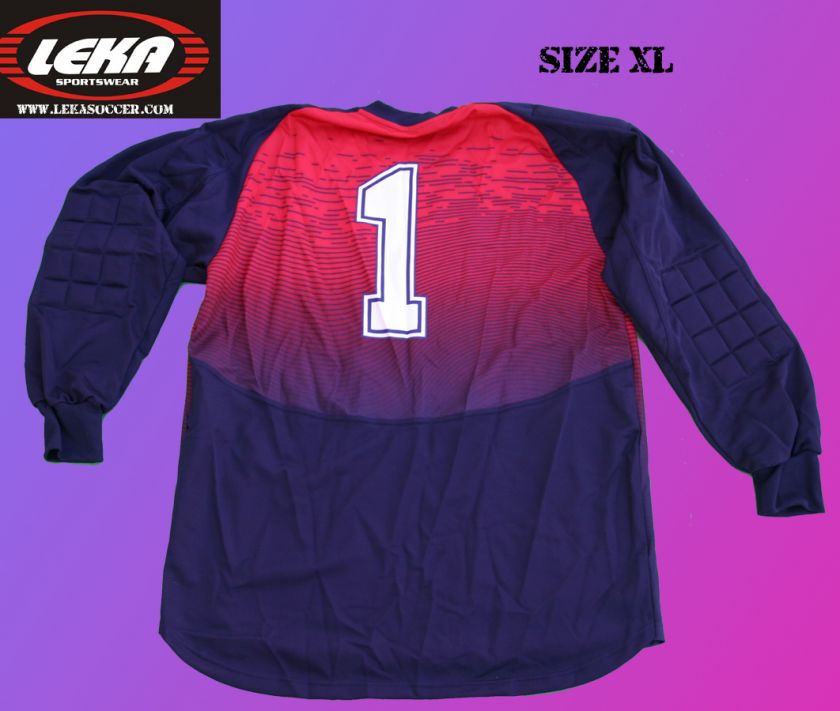 Goalkeeper Soccer JERSEY, Leka, UNIQUE DESIGN, PADDED  