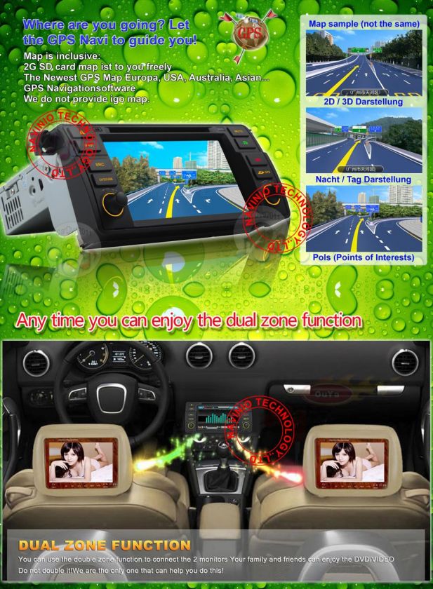 GPS DVBT BMW E46 318 320 325 Car DVD Autoradio Navi PIP  