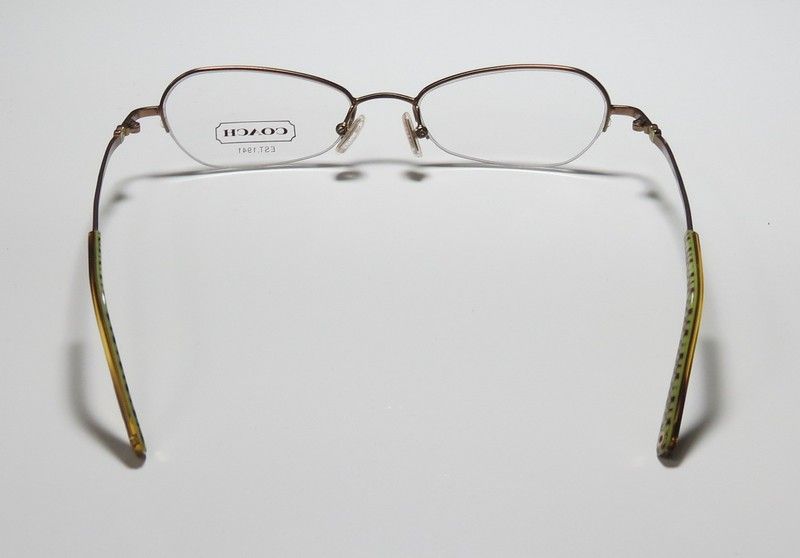   123 50 17 130 BROWN/GREEN EYEGLASSES/GLASSES/FRAMES BUTTERFLY  