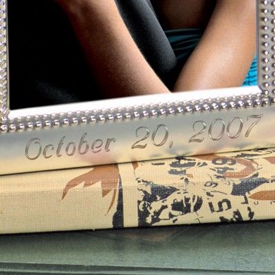 Photo Album Silver Engraved Personalized Wedding Gift  