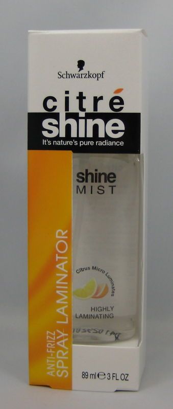 Citre Shine Mist Anti Frizz Spray Laminator 3 oz 052336207905  