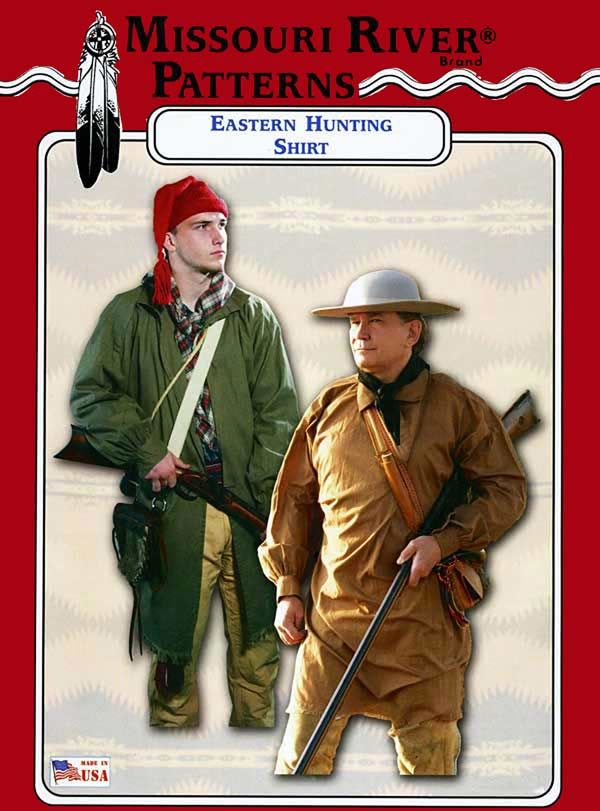   River Mens 1700s 1800s Eastern Hunting Shirt Sewing Pattern  