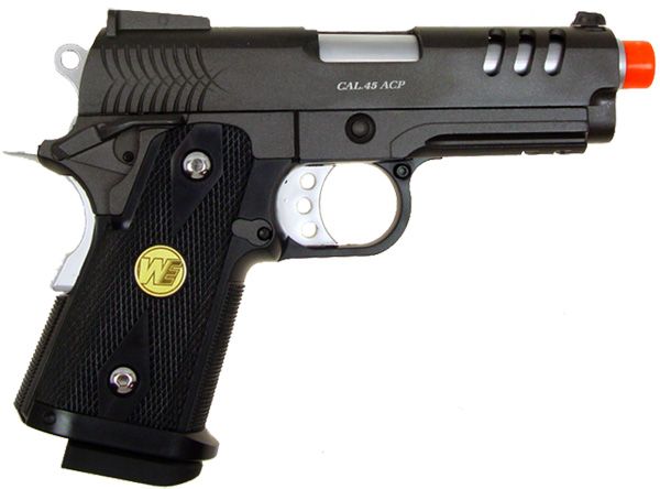 WE 3.8 Hi Capa Gas/CO2 Blowback Airsoft Metal Pistol  