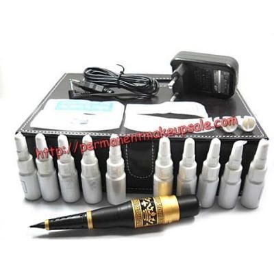 Tattoo Makeup Eyebrow Pen/Needles/Cups/Ink Kit Pro  