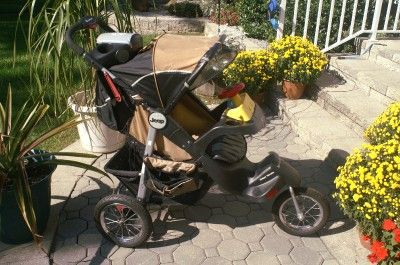 JEEP Liberty LIMITED Jogging Stroller Used w/Tray Toy  