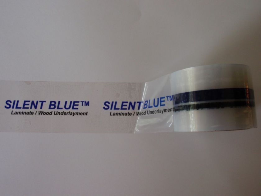 Silent Blue Tape for Laminate or Wood Underlayment Pad  