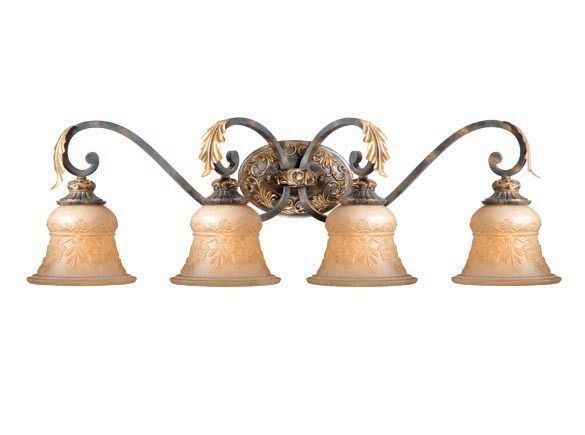   4L VANITY WALL DISCOUNT LIGHTING VAXCEL LIGHT FIXTURES PERUVIAN PATINA