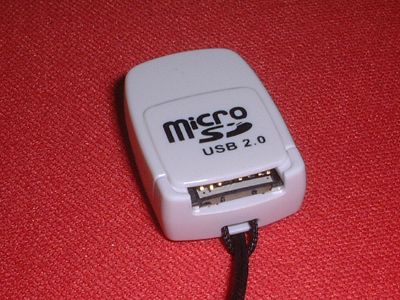 VX Nano microSDHC microSD USB Reader up to 16GB 32GB  