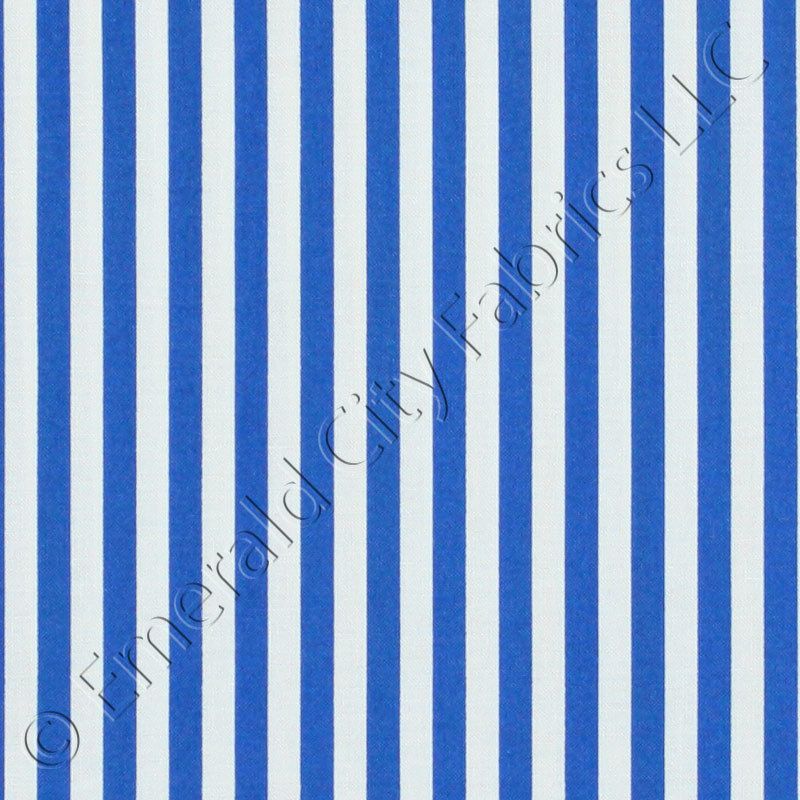 Michael Miller Clown Stripe Ocean Cotton Quilt Fabric  