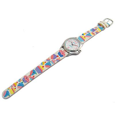 Ravel Kids Childrens girls Watch Cupcakes Cup Cakes motif  