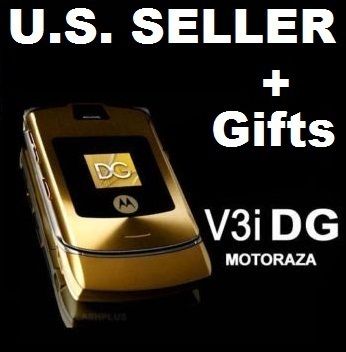 Motorola RAZR V3i Gold D&G AT&T Tmobile Unlocked any Carrier NIB fast 