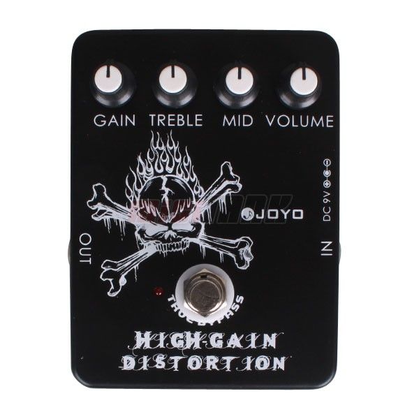 DC9V High Gain Distortion Guitar AMP Effect Pedal JOYO JF 04 Bypass 