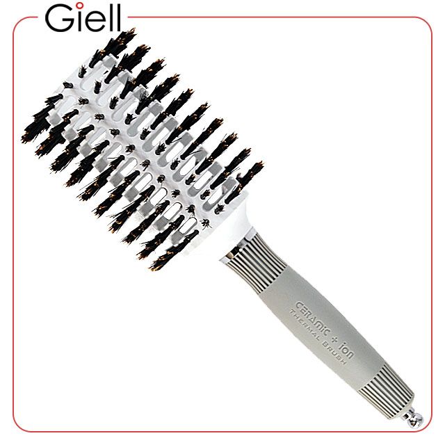 Olivia Garden 3.25 Ceramic Ionic 100% Boar Hair Brush  