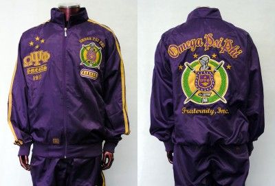 PSI PHI Purple Gold long sleeve warm up suite L 5XL  