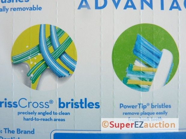   individual sealed Oral B Advantage CrissCross Bristles ToothBrushes