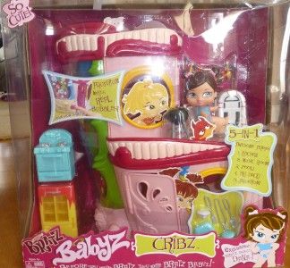 NIB Bratz Babyz CRIBZ w kitchen aquarium pool DANA doll  