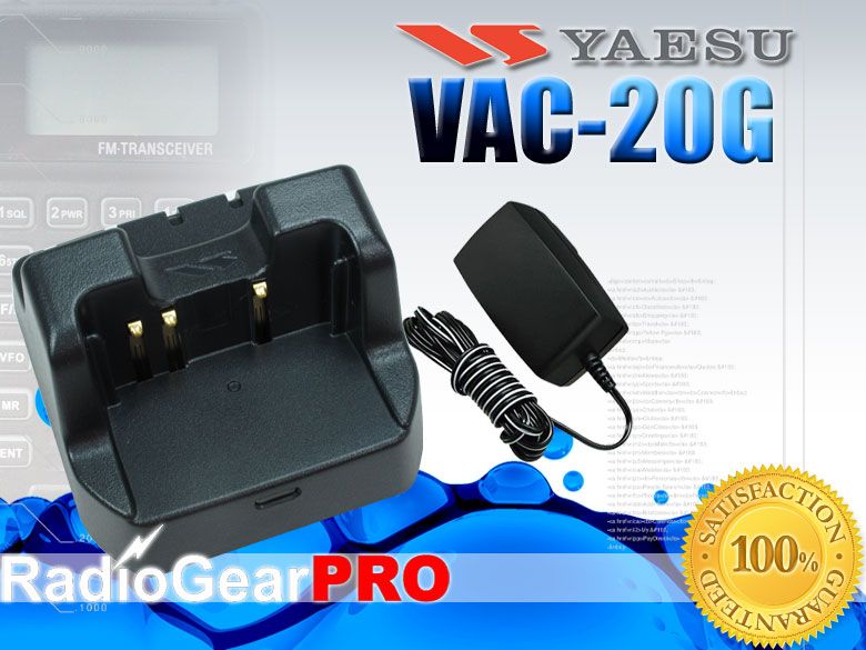 Yaesu VAC 20G + PA 43G charger VX 160 VX 170 VXA 220  