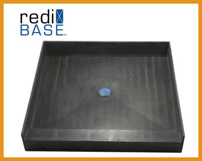 Tile Redi 36 x 36 Square Bathroom Shower Base Pan Center Drain 