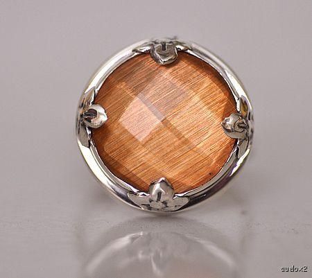 New LORI BONN Copper Quartz Petal Ring MANDALA 9  