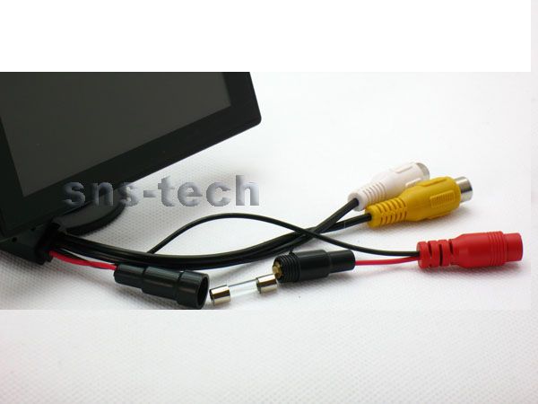 DVD VCR TFT LCD Monitor for Car Reverse Rear Camer  