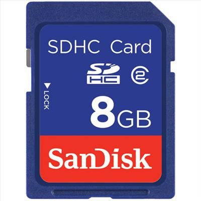 sandisk 8gb ultra class 4 sdhc sd memory card re