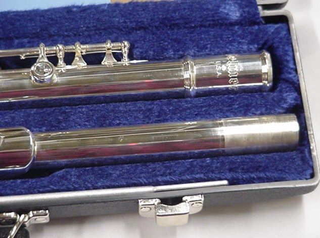 New Sterling silver head Selmer open hole flute low B foot joint 