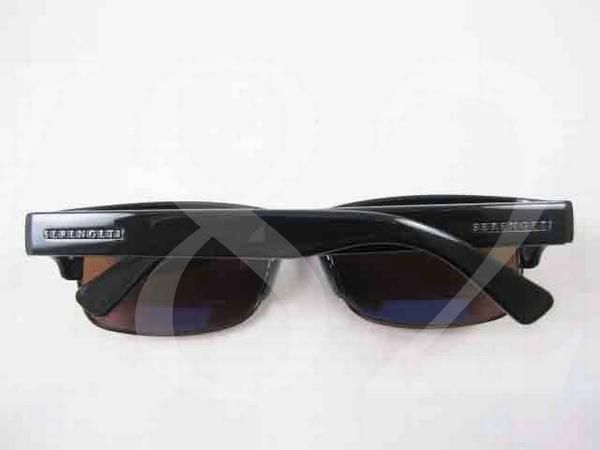 Serengeti VASIO Sunglasses Black Polarized Drivers 7374  