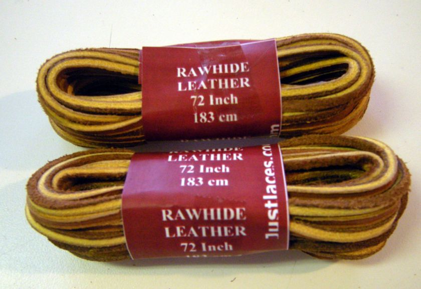 72 Rawhide Leather bootlaces Boot Laces Shoelaces  