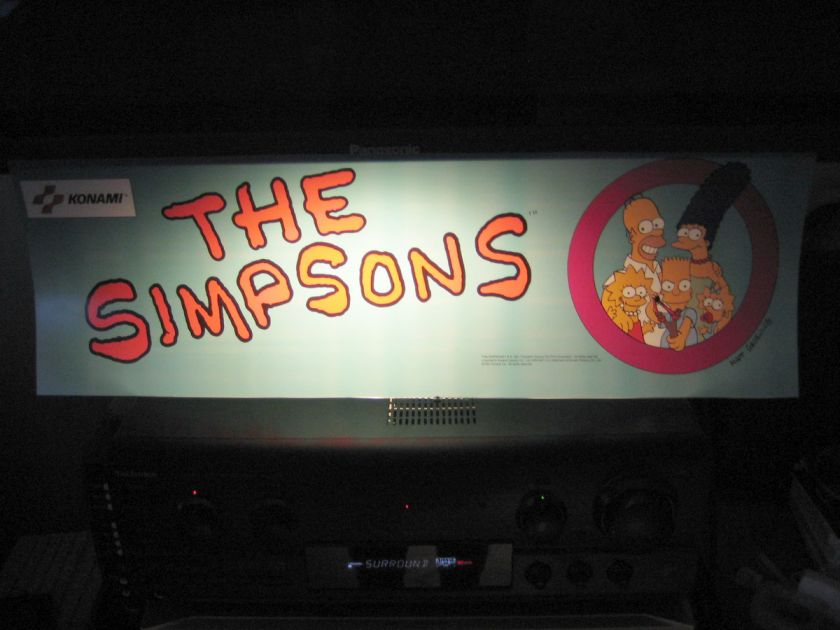 The Simpsons Jamma Arcade Pcb Tested Working 100%  