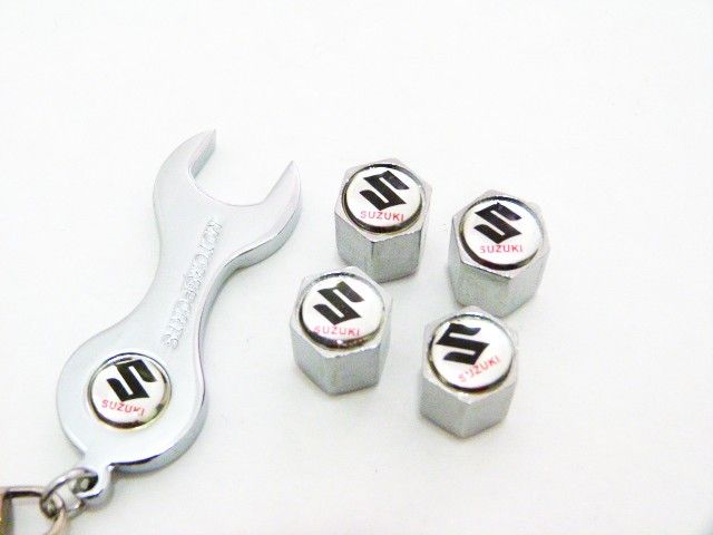 SUZUKI Wheel Tire Valve Stem Caps SX4 SUV XL7 Hayabusa SV650 GS500 