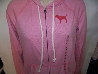 VICTORIAS SECRET *PINK* JACKET HOODIE SWEATSHIRT M NWT  