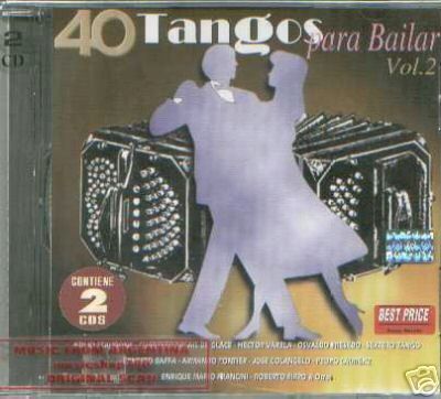 40 TANGOS PARA BAILAR SEALED 2 CD SET TANGO DANCE VOL 2  
