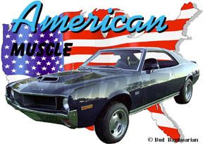 You are bidding on 1 1970 Blue AMC Javelin Custom Hot Rod USA T 